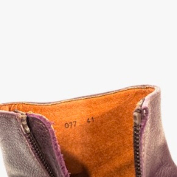 ART Company Purple Ankle Boots - Picture 2 of 7